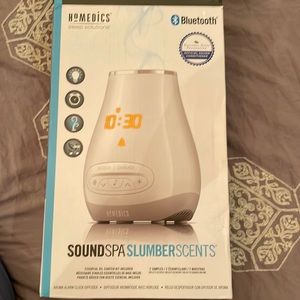 Sold****. Essential oils sound spa and clock